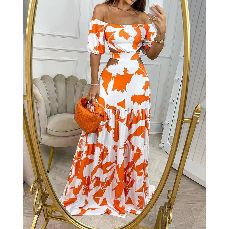 Serena Off-Shoulder Floral Dress