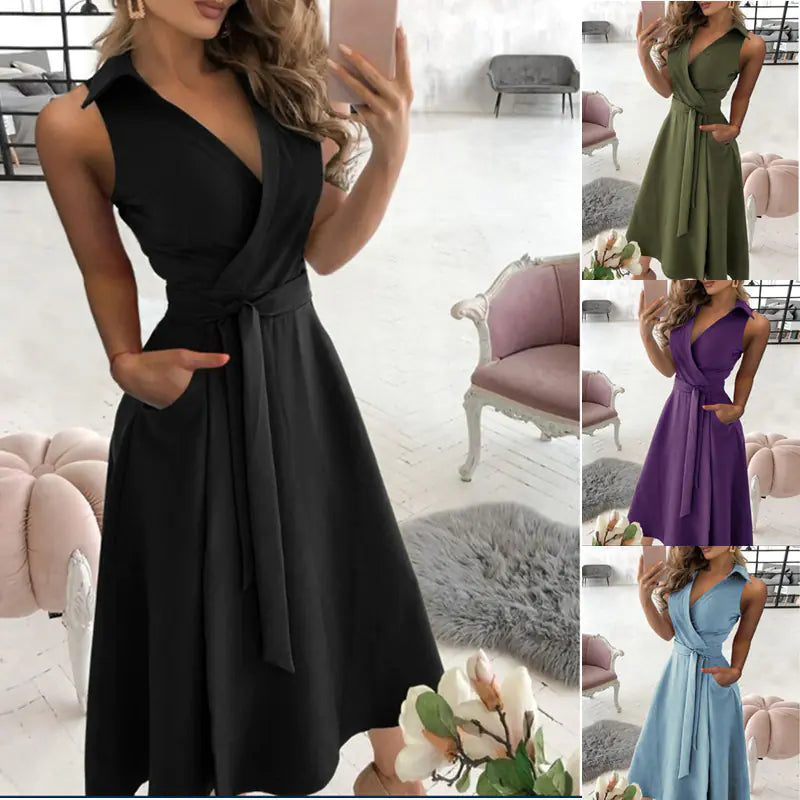 Selene V-Neck Printed Bodycon Dress