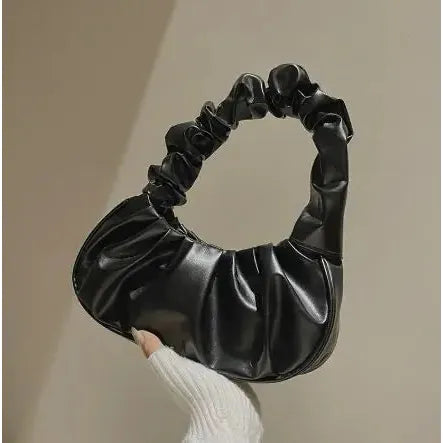 Chic Pleated Cloud Shoulder Bag