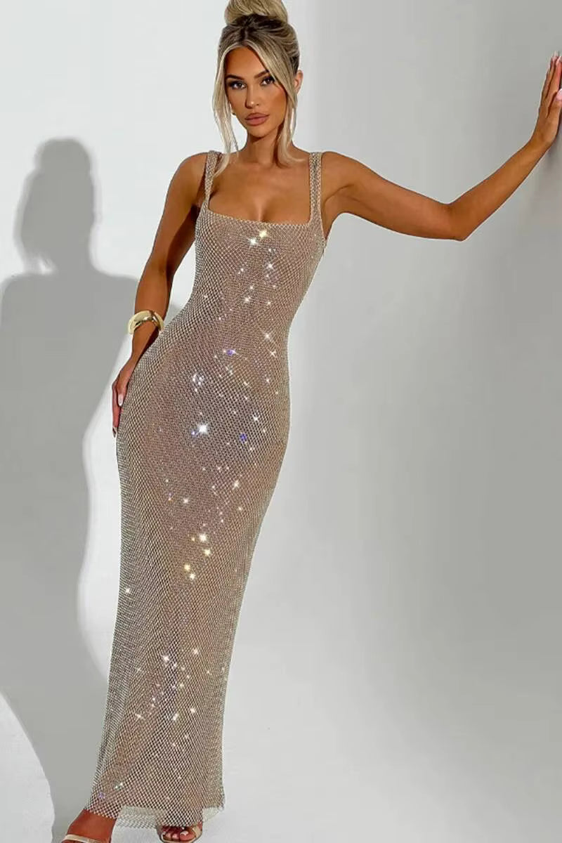 Dazzling Sequin Maxi Dress