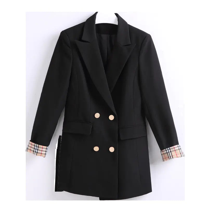 Korean-Style Long Blazer