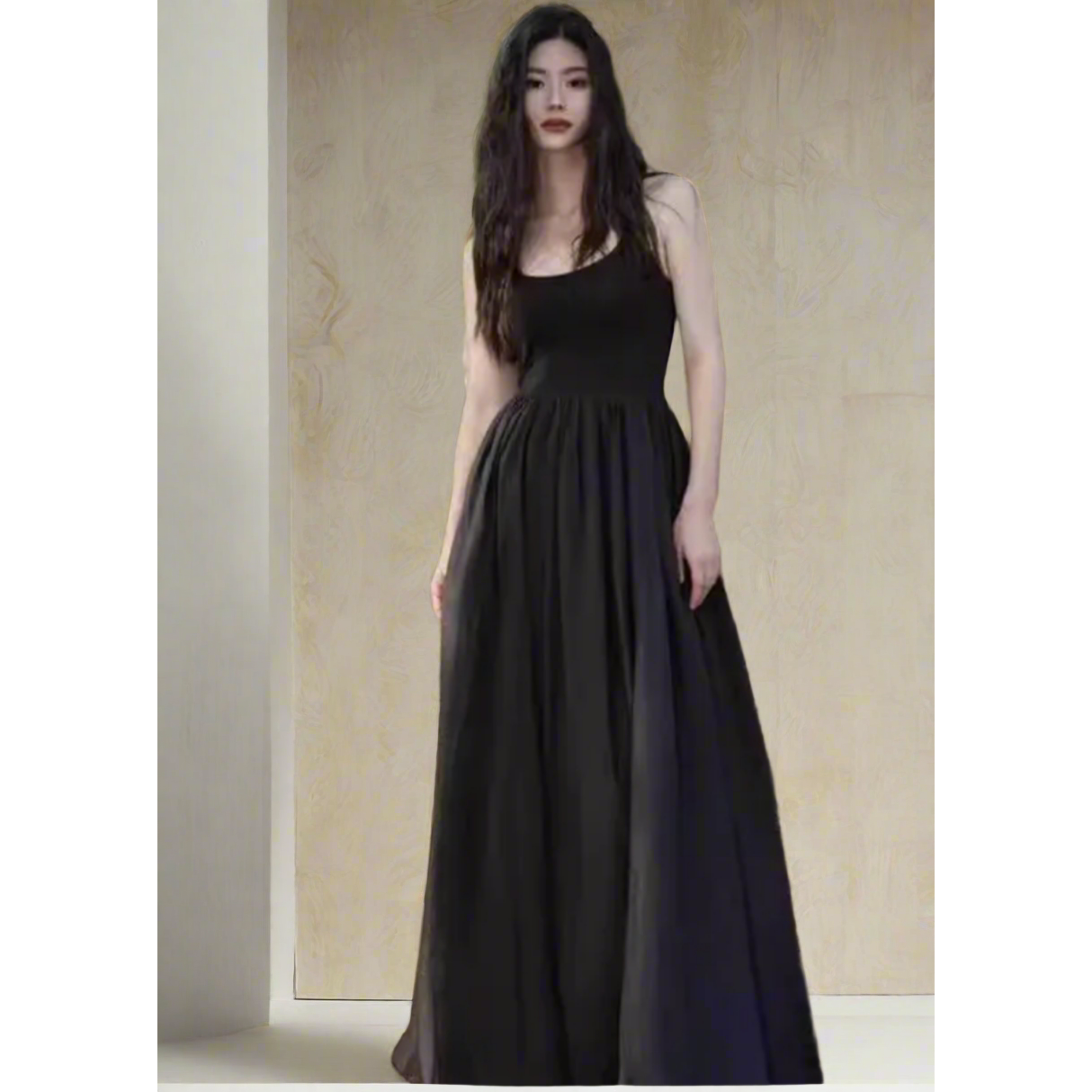 Vanesse Parisian Chic Platycodon Sleeveless Dress