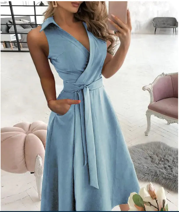 Selene V-Neck Printed Bodycon Dress