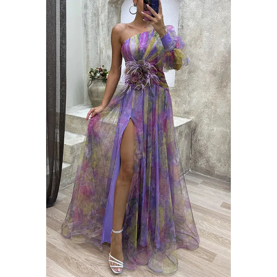 Eva Luxury fashion Long Dress