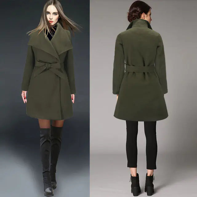 Aurora 1 Long Wool Coat