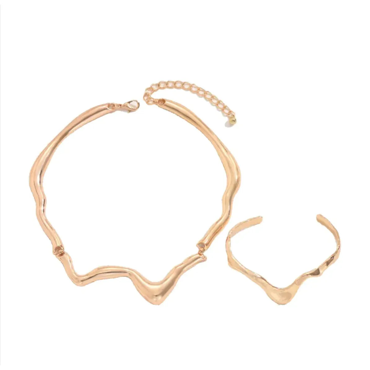 Sculpted Twist Jewelry Set