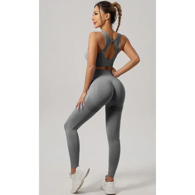 Nylon Backless Yoga Set