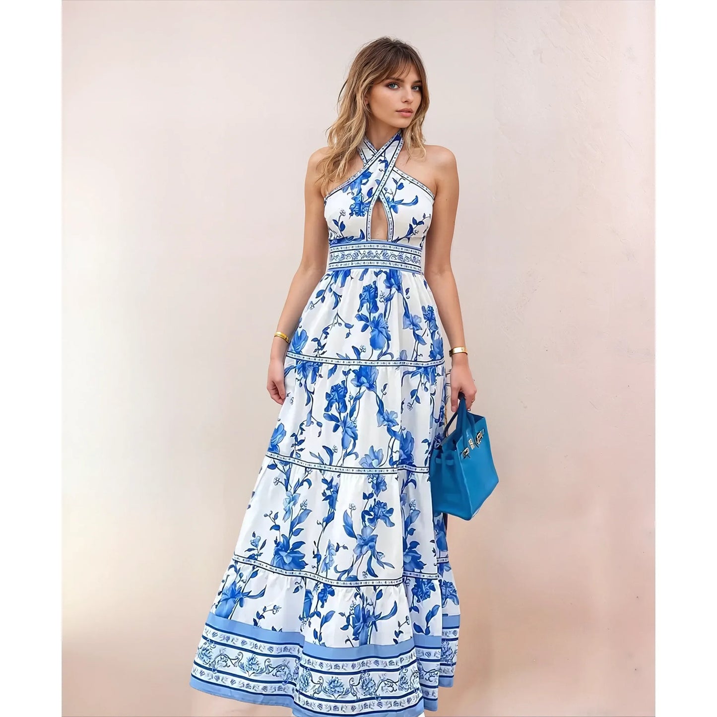 Amara Halter Summer Dress