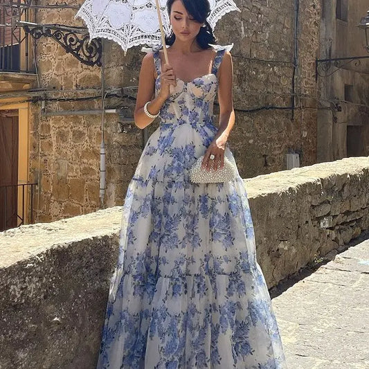 Mira Off-Shoulder Organza Gown