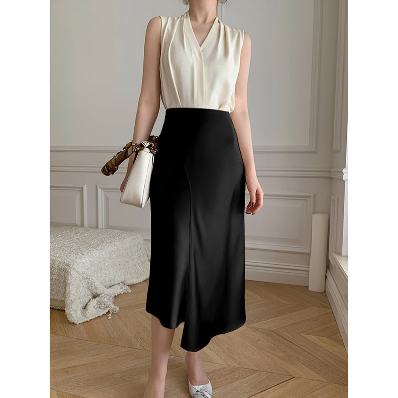 Irregular High Waist Skirt