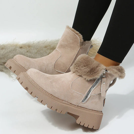 Nerissa Winter Plush Snow Boots