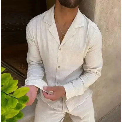 Men's Casual Lapel Suit Set