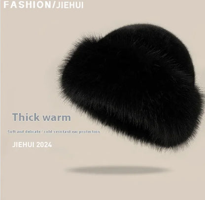 Aurelia Winter Plush Bucket Hat