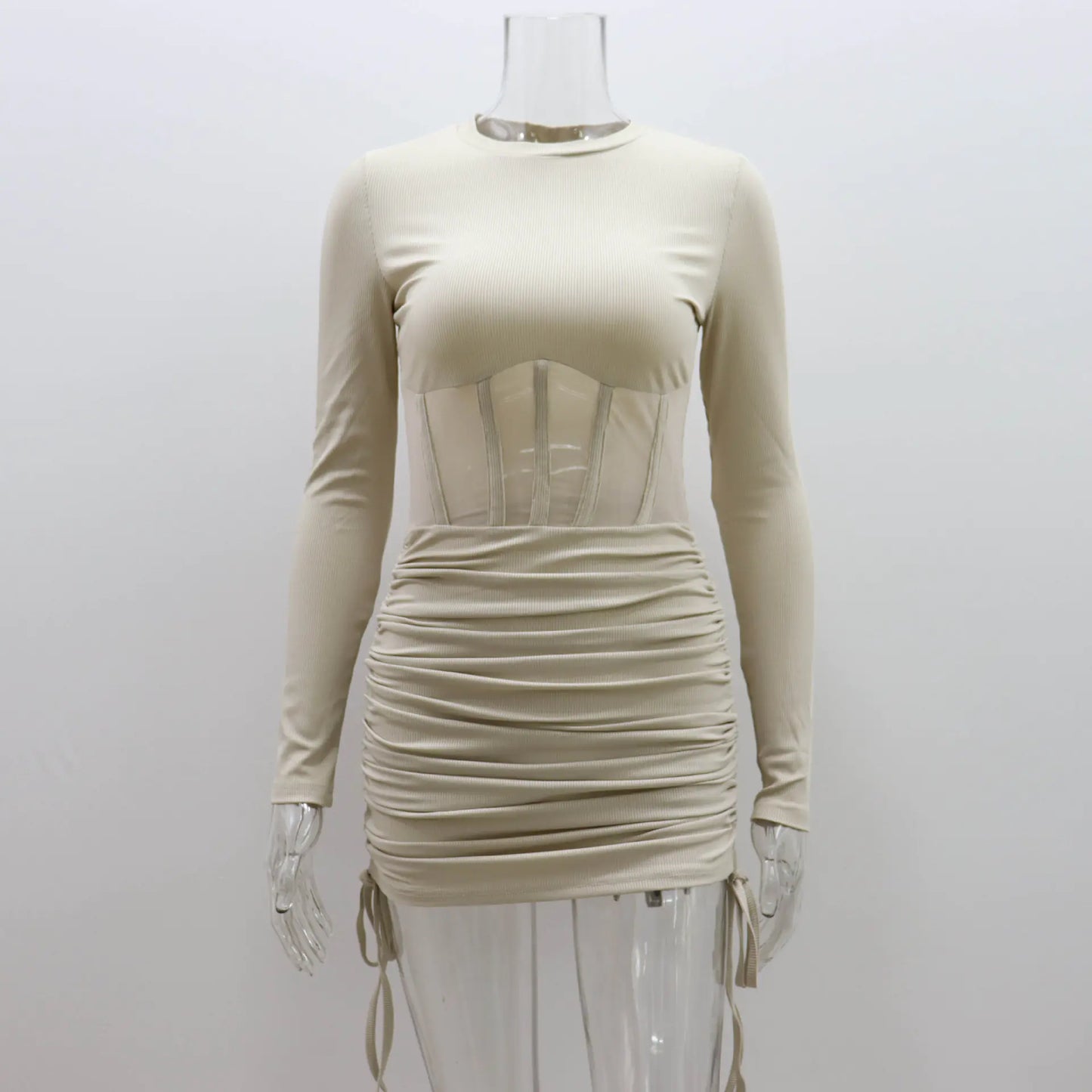 Lace Hollow Waist Dress for Women - Spring/Summer Fashion