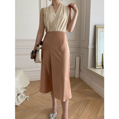 Irregular High Waist Skirt