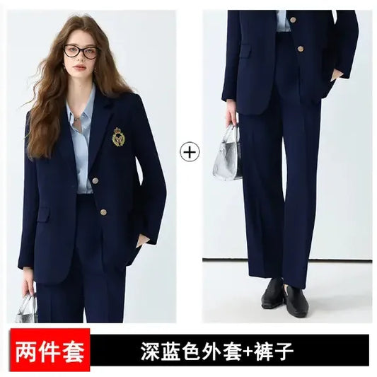Women's Casual Blazer Suit Set