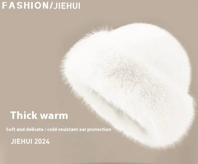 Aurelia Winter Plush Bucket Hat