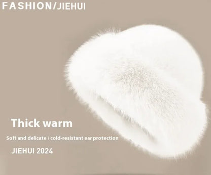 Aurelia Winter Plush Bucket Hat