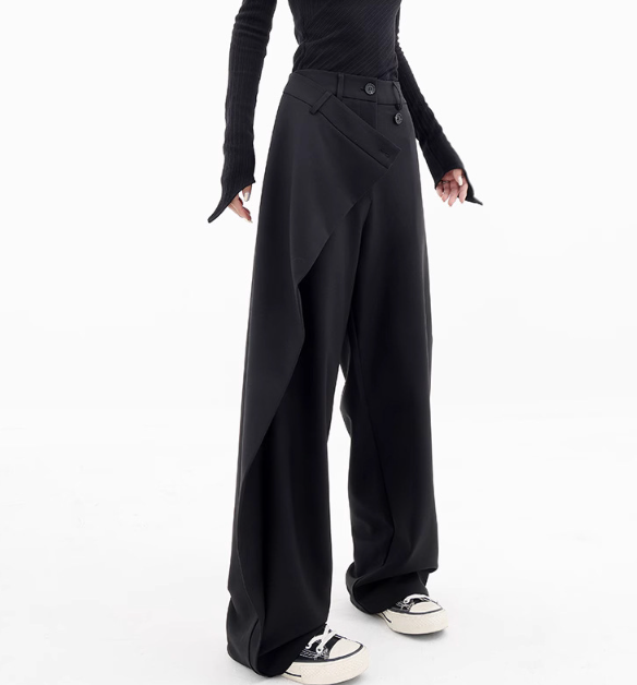 Arlena – Asymmetrical Baggy Pants