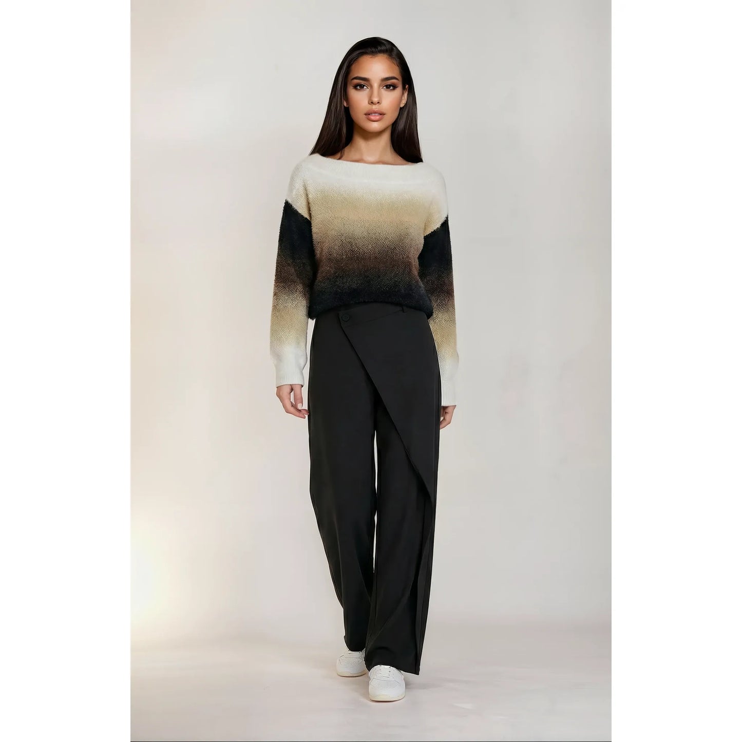 Arlena – Asymmetrical Baggy Pants