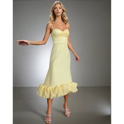 Soleil Ruffle Midi Dress