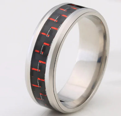 Women's Stainless Steel Colorful Ring