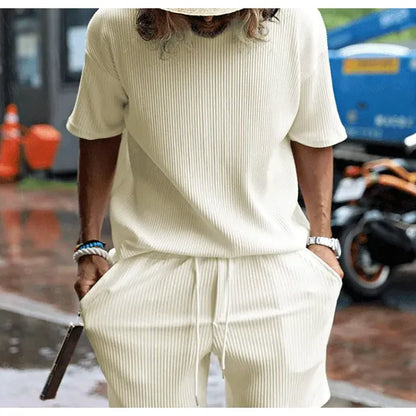 Men's Striped Sports & Leisure Suit