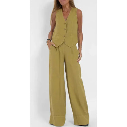 Lunara Ease – V-Neck Summer elegant stylish