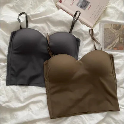 Ice Silk Sports Camisole for Women - Stylish Fitted Top