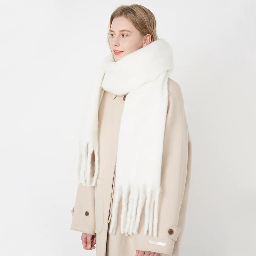 Lunaria Macaron Cashmere-Feel Scarf