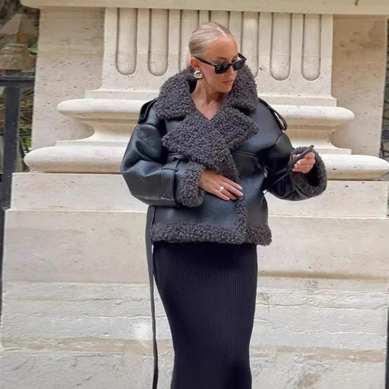 Liora – Long Belted Lightweight Coat