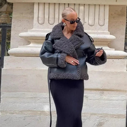 Liora – Long Belted Lightweight Coat