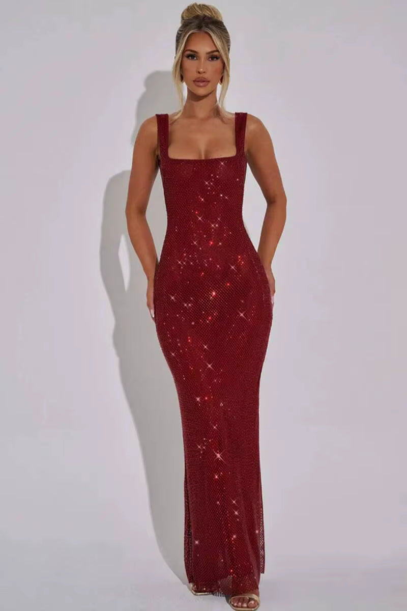Dazzling Sequin Maxi Dress
