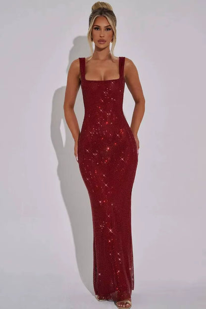 Dazzling Sequin Maxi Dress