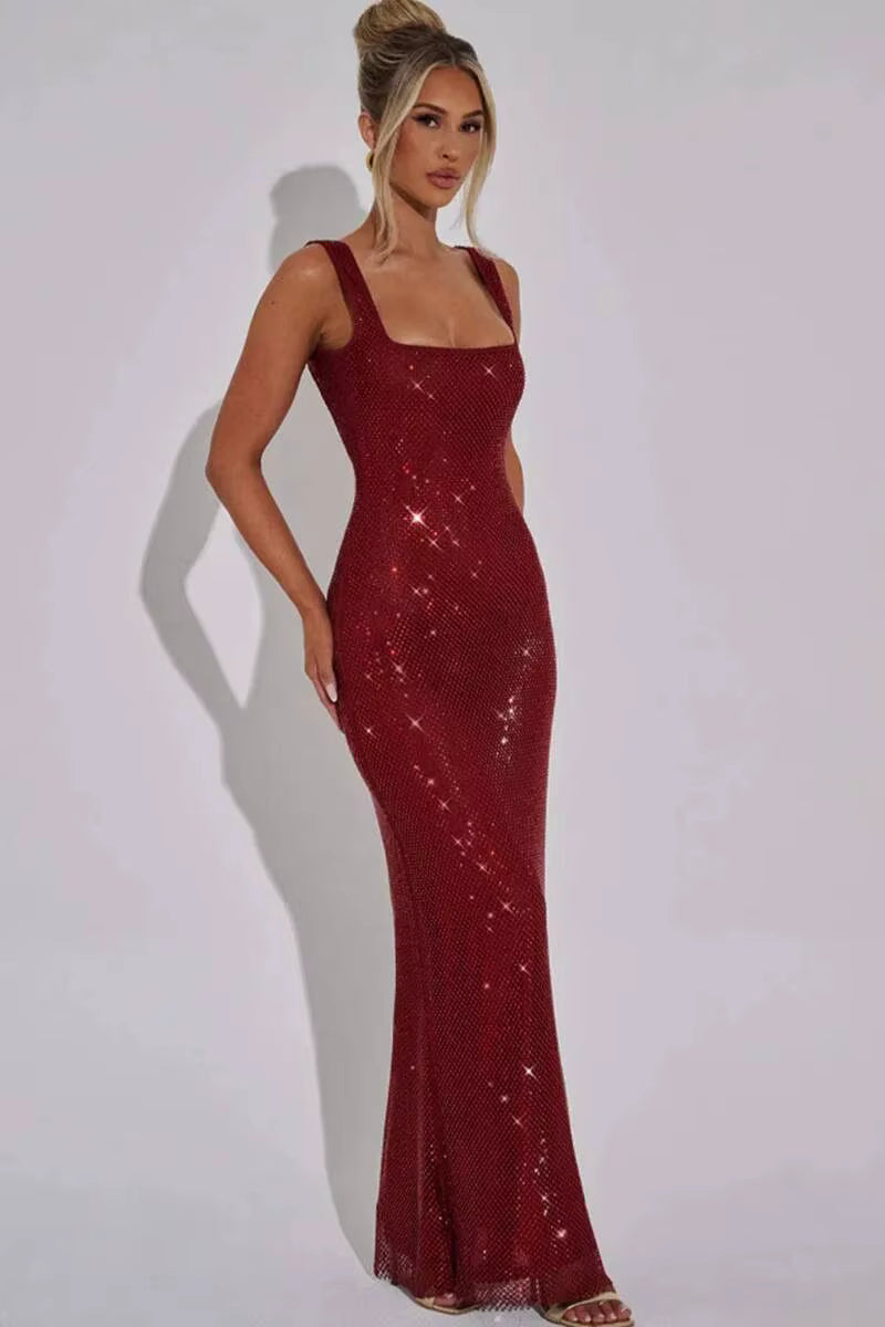 Dazzling Sequin Maxi Dress
