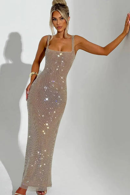Dazzling Sequin Maxi Dress