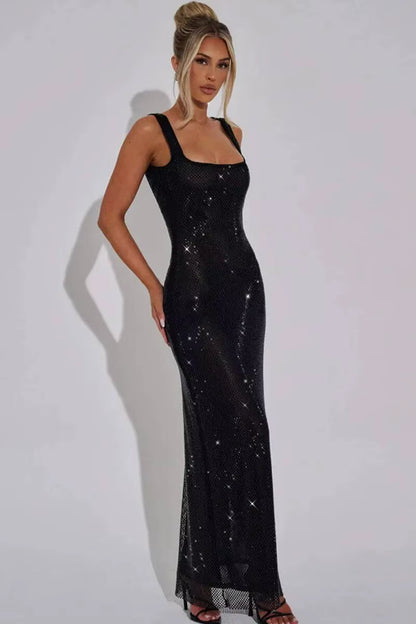 Dazzling Sequin Maxi Dress