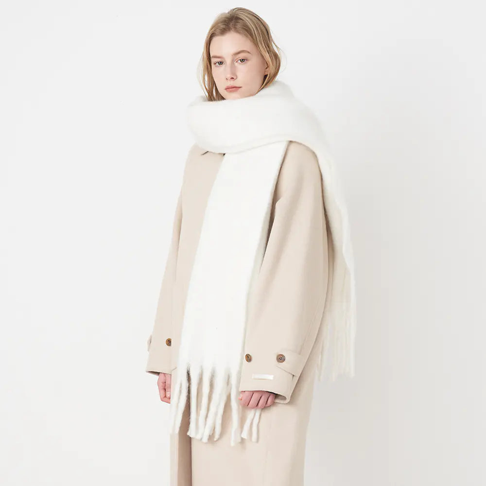 Lunaria Macaron Cashmere-Feel Scarf