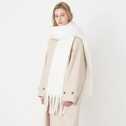 Lunaria Macaron Cashmere-Feel Scarf