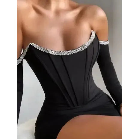 Seraphina Off-Shoulder Corset Dress