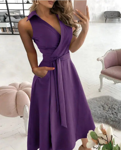 Selene V-Neck Printed Bodycon Dress