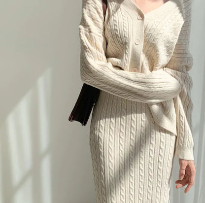 Fashionable Knitted Sweater Dress