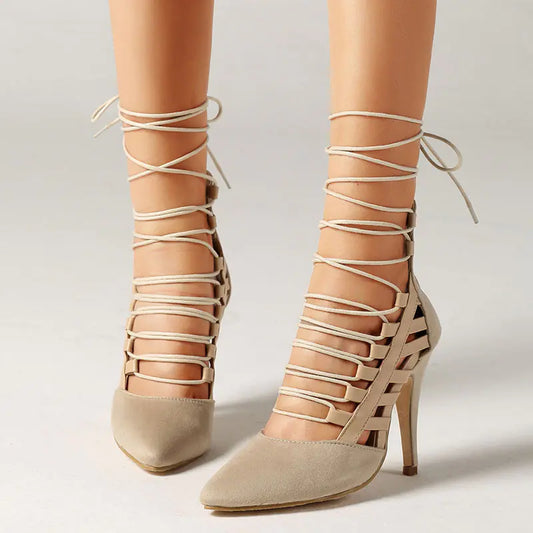 Fashionable Roman Style High Heel Sandals for Women