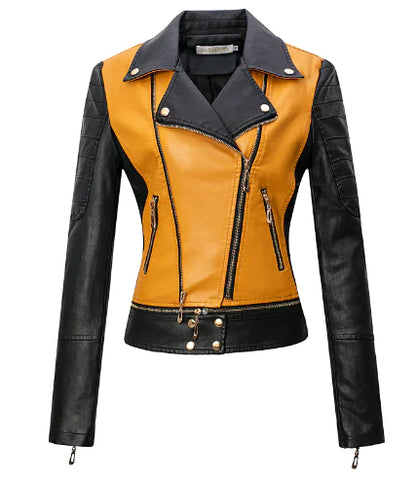 Genuine Leather  - Short Blazer Style