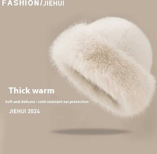 Aurelia Winter Plush Bucket Hat