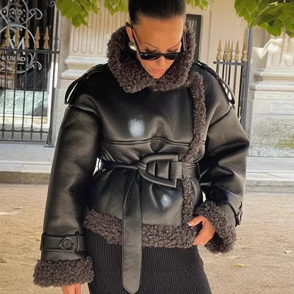 Liora – Long Belted Lightweight Coat