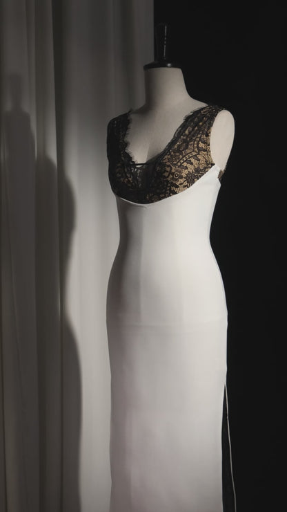 Alessia Lace Bandage Gown