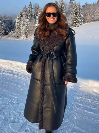 Liora – Long Belted Lightweight Coat