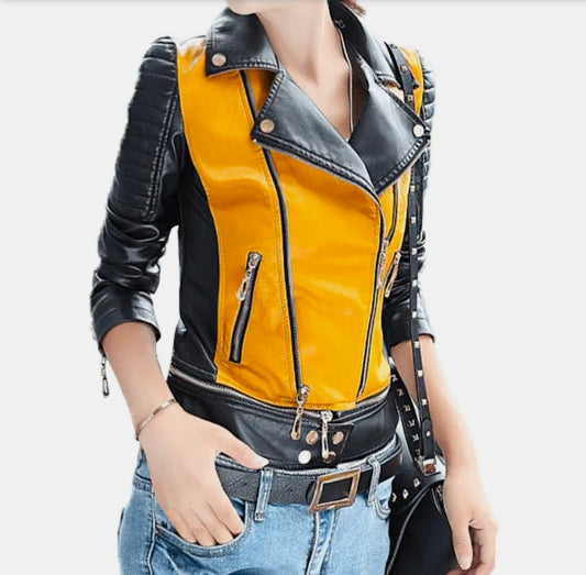 Genuine Leather  - Short Blazer Style