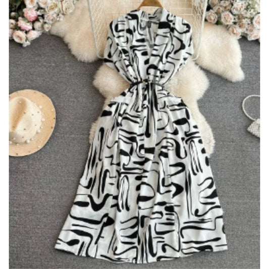 Women's Bohemian Beach Vacation Maxi Dress (One Piece)